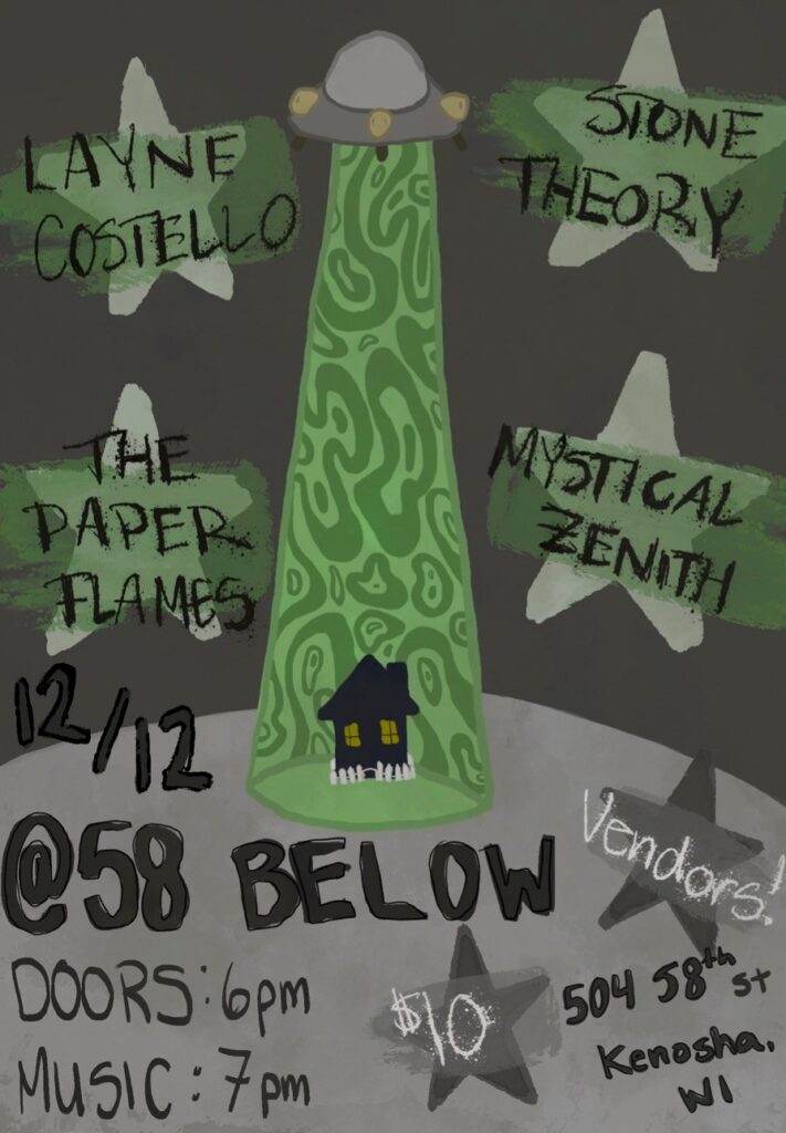 Mystical Zenith The Paper Flames Stone Theory and Layne Costello at 58 Below