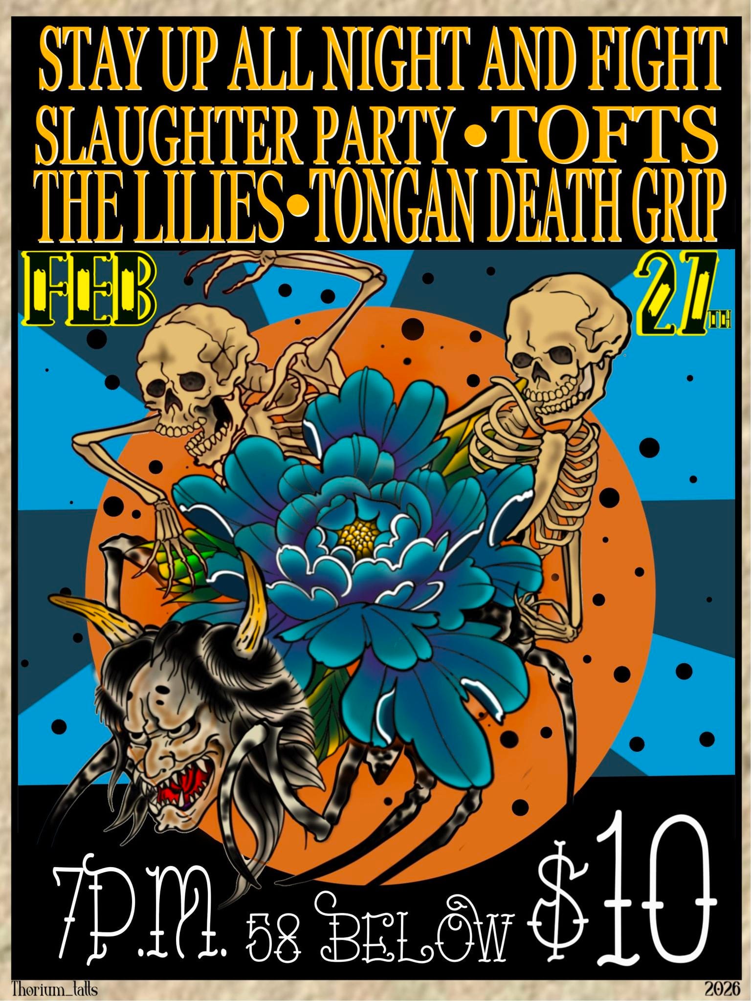 Stay up all night and fight slaughter party