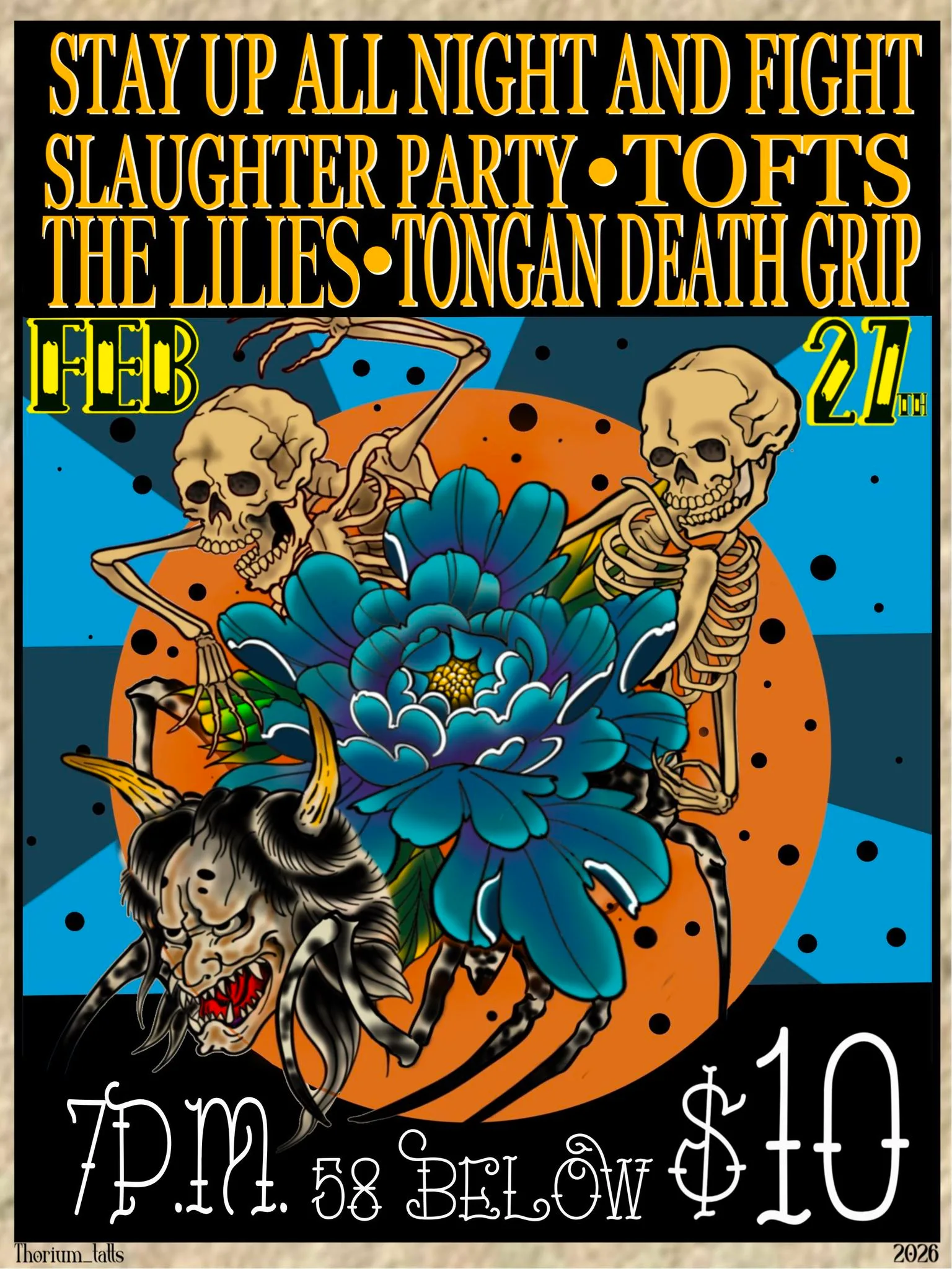 Stay up all night and fight slaughter party